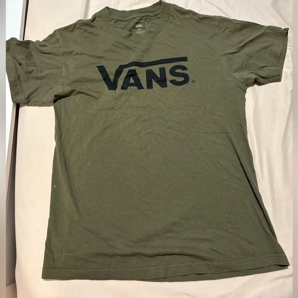 Vans Men's Olive Short Sleeve Tee